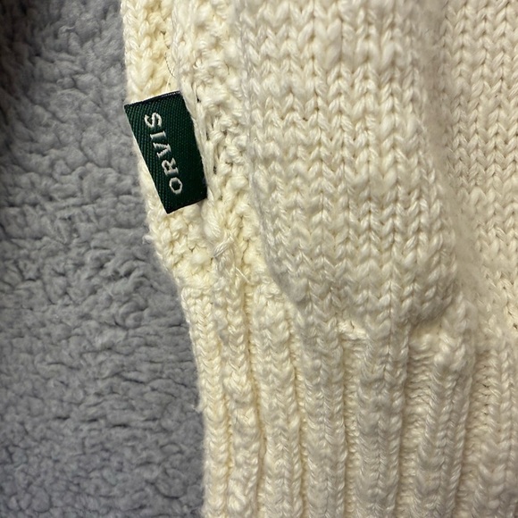 Orvis preowned turtleneck sweater XL cream - Picture 6 of 11